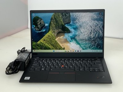 Lenovo ThinkPad X1 Carbon Core i7-10710U 16GB 256GB NVMe 14'' w/Adapter Win11 Pro