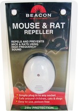 Image of Rentokil Plug-in Rodent Repellent - Ultrasonic EM Shield for Mice & Rats