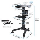 Yescom NexusX MedEvolve Medical Trolley Mobile Medical Cart Rolling Cart Dental — photo 8