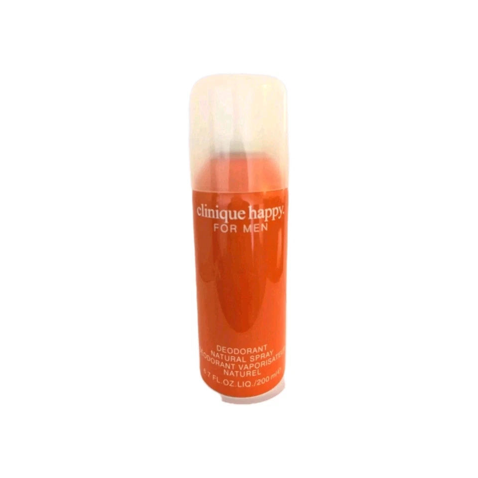 CLINIQUE HAPPY 200ML DEODORANT NATURAL SPRAY FOR MEN