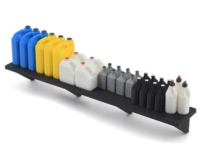 Scale By Chris Shop Series 150mm Loaded ''Fluids'' Wall Shelf (Large) [SBCSS8LSL]