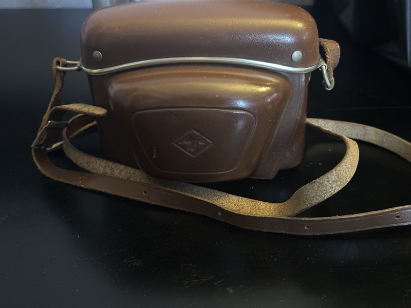 Vintage Agfa Silette I 35mm Film Camera (1950s) with Original Leather Agfa Case