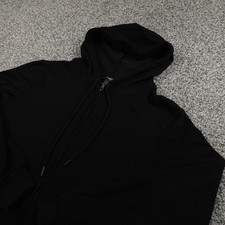 Eddie Bauer Hoodie Womens S Black Full Zip Sweatshirt Jacket Lightweight Outdoor