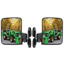 Omgro Universal Tractor Mirrors, Strong 2.6in - Super Magnet, BLACK