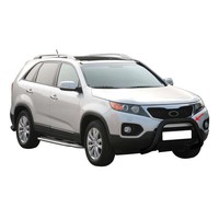 FrontbüGel FrontschutzbüGel FüR Kia Sorento 2009-2012 ø76Mm Stahl Schwarz Schutz