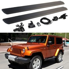 Electric Running Boards Power Side Steps Fits For Jeep Wrangler 2-door 2013-2017