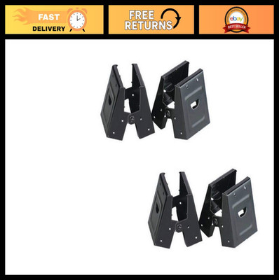 Heavy-Duty Steel Sawhorse Brackets, 2 Pack (4 Total) for DIY Projects & Construc