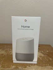Google Home Smart Speaker Voice Activated Assistant, White In Original Box