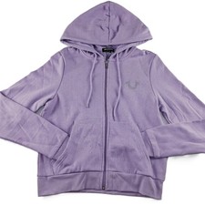True Religion Sequin Horseshoe Logo Pullover Hoodie Dress — listing 2