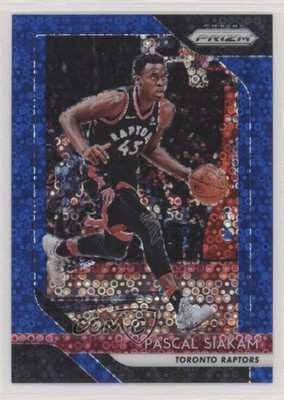 2018-19 Panini Prizm Fast Break Blue Prizm 10/175 Pascal Siakam #83 he4