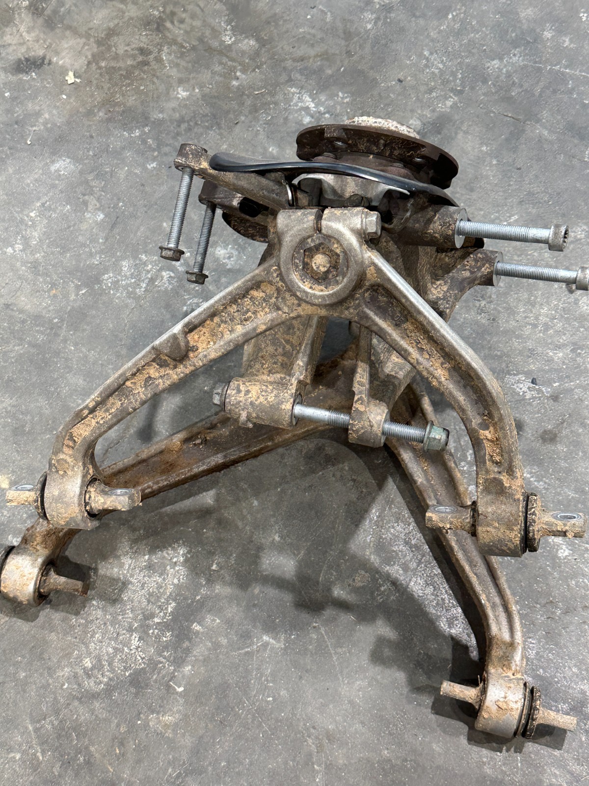 2017 AUDI R8 REAR LEFT SUSPENSION CORNER ASSEMBLY OEM