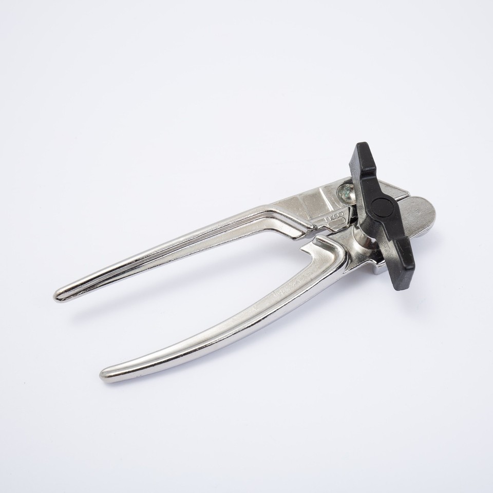 EKCO Vtg Manual Can Opener Silver Chrome Retro Kitchen Camping Tool