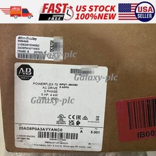 New Factory Sealed Allen Bradley 20AD8P0A3AYYANC0 Free Shipping US Free Tax