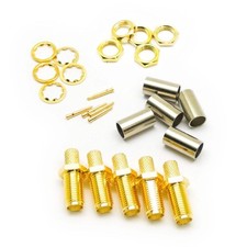 SMA Female Plug Crimp for RG58 RG142 RG400 RFC195 Cable RF Connector Adapter