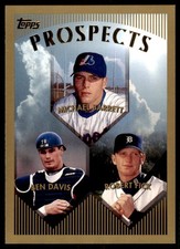 1999 Topps Michael Barrett/Ben Davis/Robert Fick Baseball Card C #208