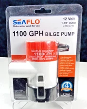 SEAFLO    SFBP1-G1100-01  Automatic Submersible Bilge Pump - 1100 GPH 12v