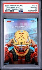 2025 Topps Chrome F1 - Helmet Collection Lewis Hamilton #HC-2 PSA 10