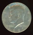 1967 P 50C Kennedy Half Dollar Phila. KM# 202a 0.400 Fine net 0.1479 Oz. Silver