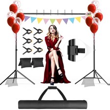 Backdrop Stand 10x10ft, Back Drop Stand for Party