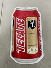 Vintage Cerveza Tecate  Metal Tin Beer Can Sign Cerveza Mexico Wall Decor