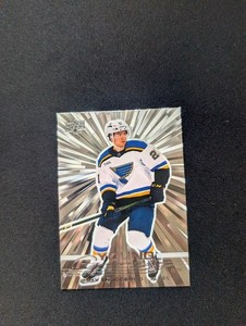 2025-26 Upper Deck Young Guns Outburst Jimmy Snuggerud #207 St. Louis Blues