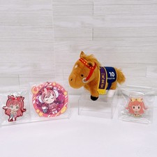 Umamusume Agnes Digital 4 Item Set Mini Plush Tenno Sho Rubber Mascots Charm