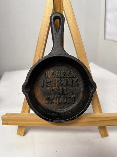 Vintage Lodge Mini Cast Iron Skillet “Honey I Shrunk The Skillet” 5.5” USA