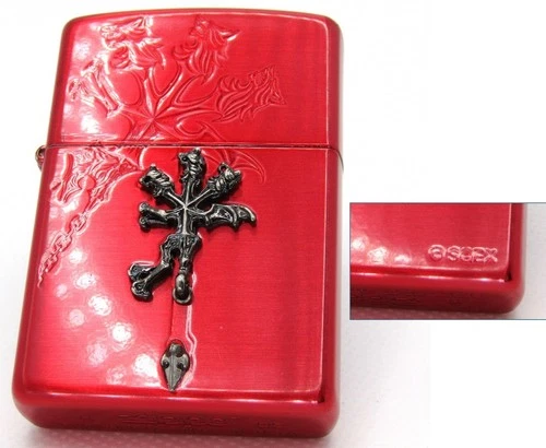 Final Fantasy VII Dirge of Cerberus Zippo Oil Lighter 2006 Rare
