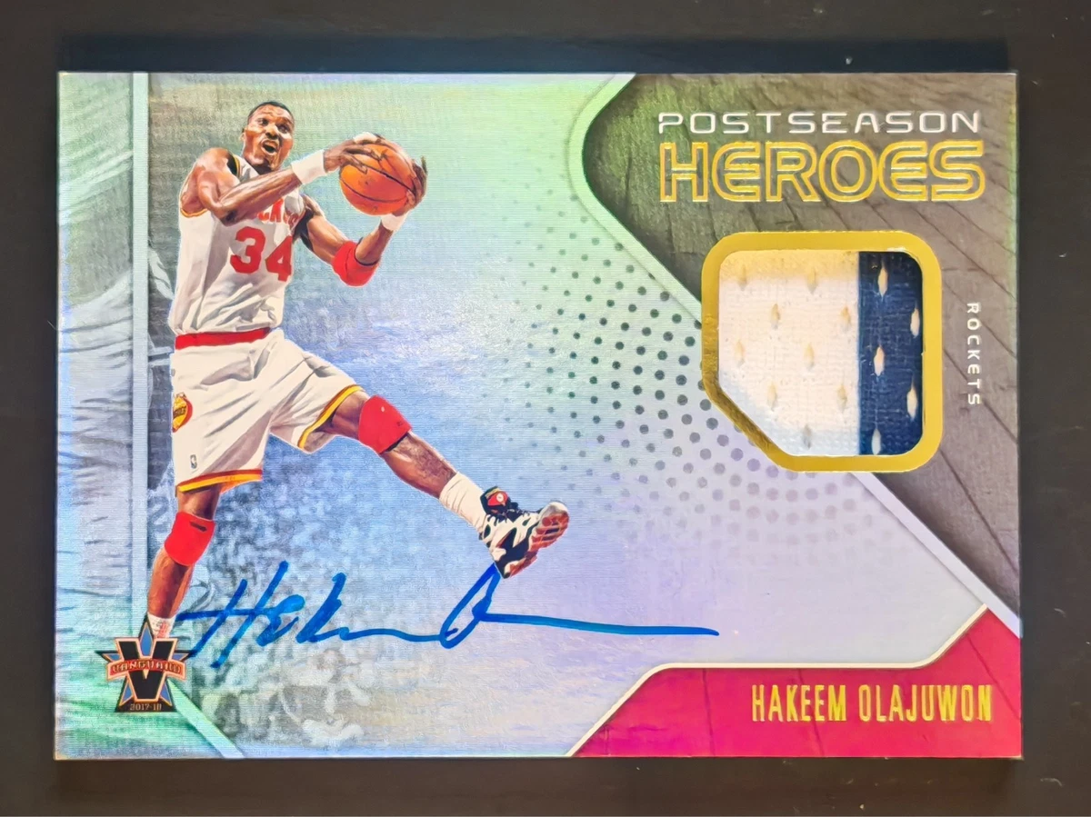 Hakeem Olajuwon Autograph Basketball Cards for sale | eBay