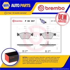 Brake Pads Set fits BMW 520D E60, E61 2.0D Front 05 to 10 Manual Transmission