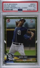 2018 Bowman Prospects Camo Michel Baez #BP67 PSA 10 GEM MT g6p