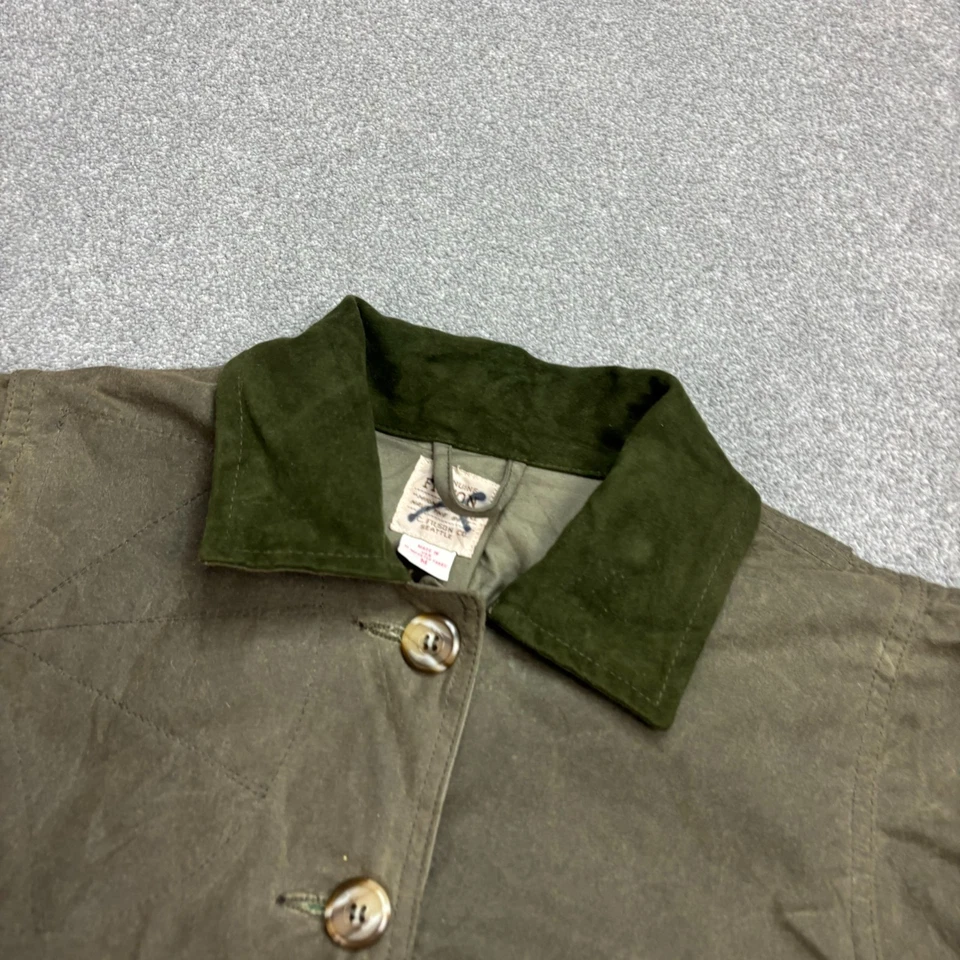 CC Filson Jacket Adult Medium Green Tin Cloth Canvas USA Outdoors Work Men - Image 3 of 4