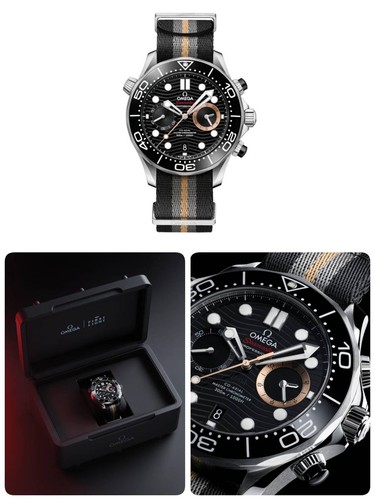 Omega Seamaster Diver 300M Chronograph 007 First Light