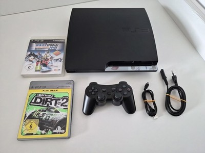 PS3 Slim 320GB CECH-2503B CFW Fähig Mit Zubehörpaket