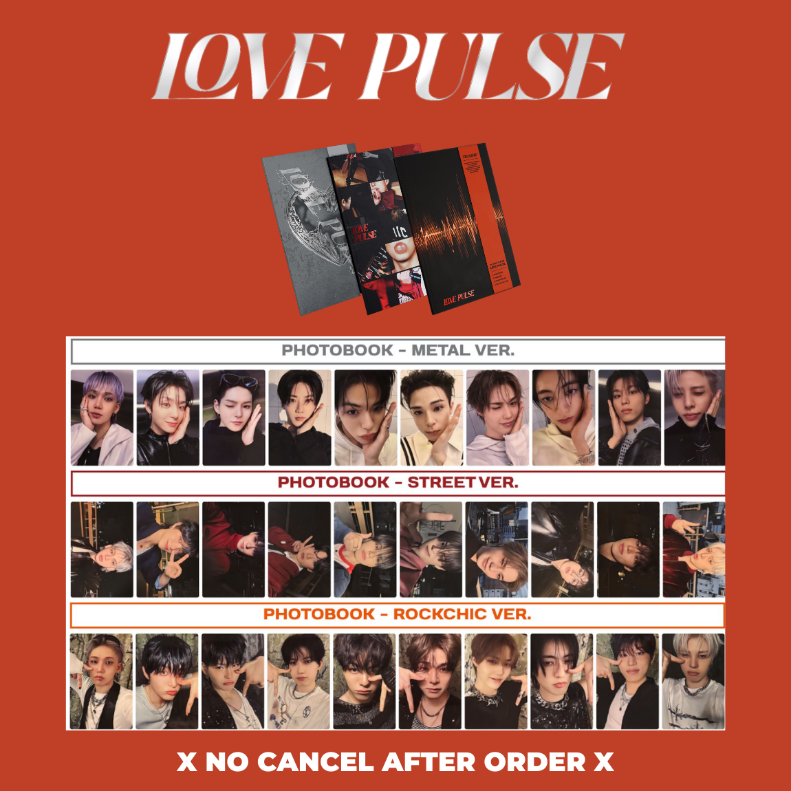 TREASURE 3RD MINI ALBUM LOVE PULSE ALBUM PHOTOCARD OFFICIAL POB
