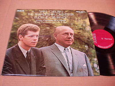 VAN CLIBURN - GRIEG: CONCERTO A MINOR / LISZT: CON. NO 1 E-FLAT  - LP - RCA  (3)