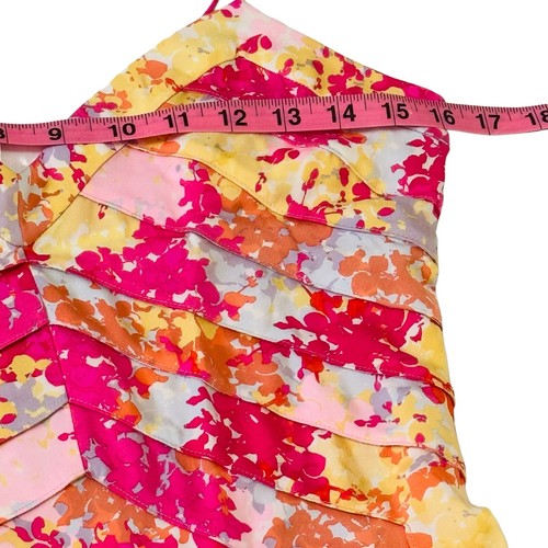 Diane Von Furstenberg Babydoll abito slip donna 6 seta floreale spaghetti strap - Foto 9 di 13