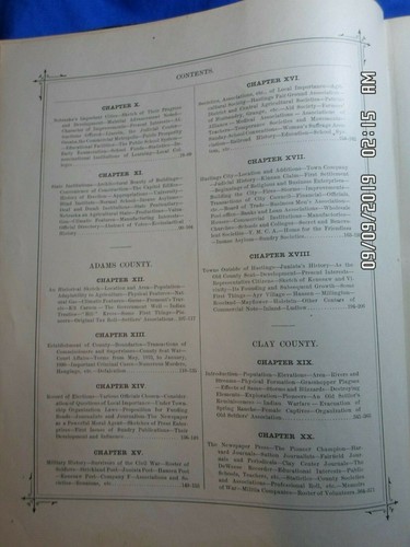 1890 Biographical and Historical Memoirs of Adams, Clay, Hall and Hamilton Cty. - Imagen 7 de 10