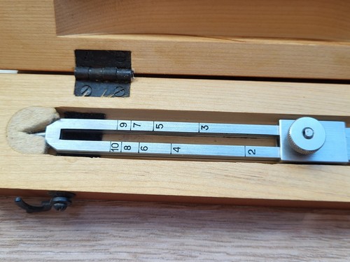 Original USSR RARE Artillery compasses in a case measuring compasses Original - Picture 5 of 6