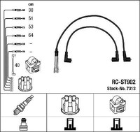 NGK 7313 ZüNdleitungssatz FüR Seat Skoda VW