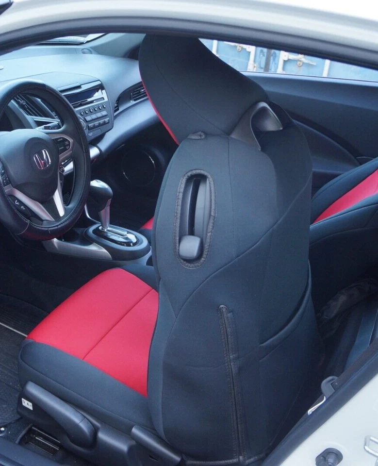 Honda CR-Z NEO SUPREME 2011-2016 ajuste personalizado 2 fundas de asiento delanteras 11 colores Foto 4 de 4