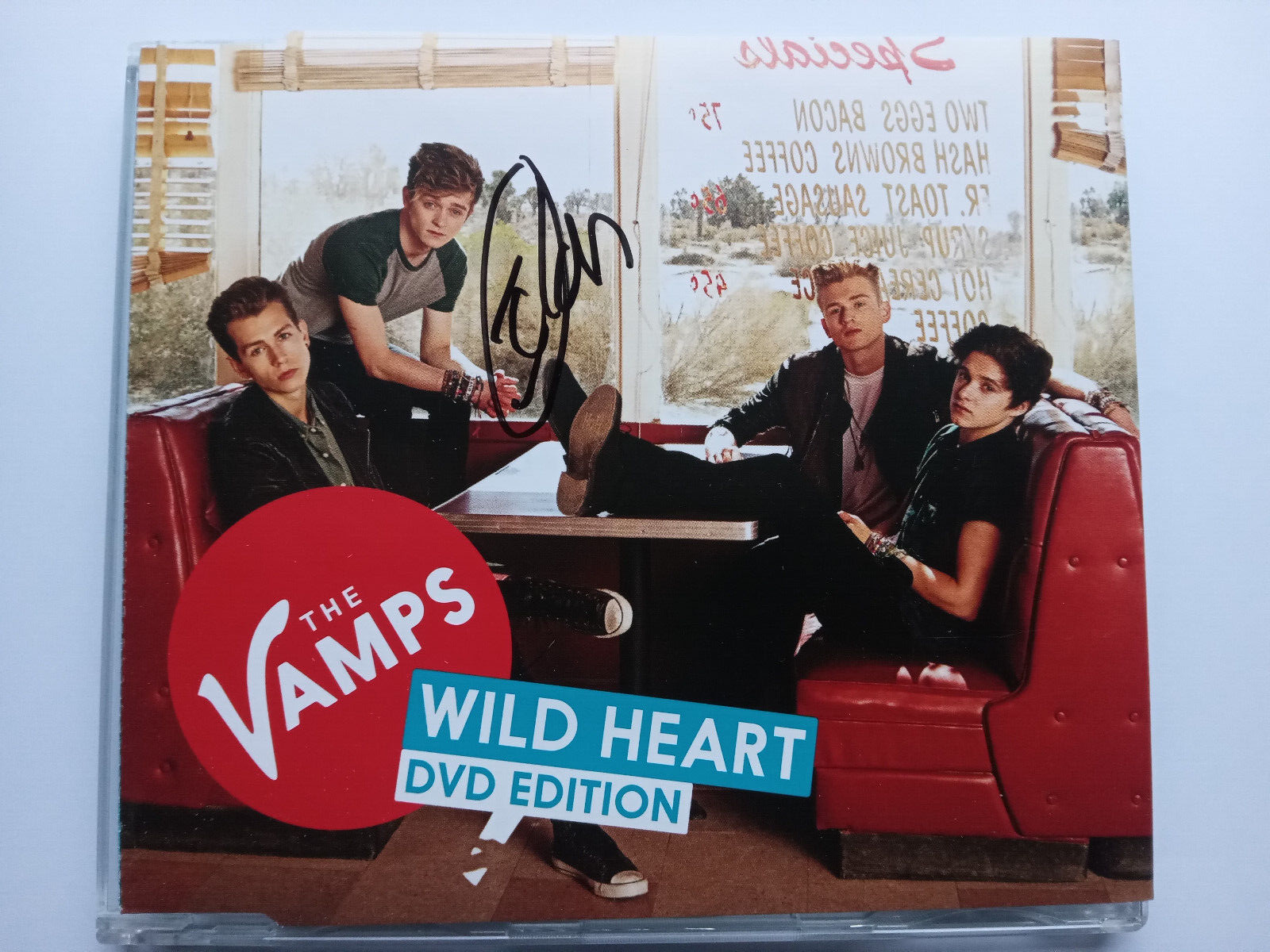 The Vamps – Wild Heart Signed DVD Edition Autographed Autograph Signature