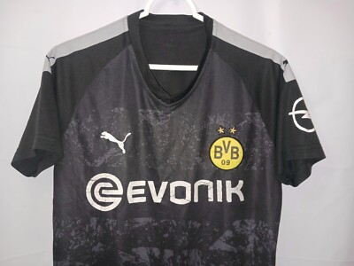 BORUSSIA DORTMUND 2019 2020 AWAY FOOTBALL SHIRT SOCCER BLACK