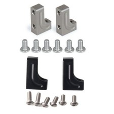 2PCS Supporto servo in metallo per auto cingolata 1/10 assiale SCX10 90046 CC01 D90 1/10 RC