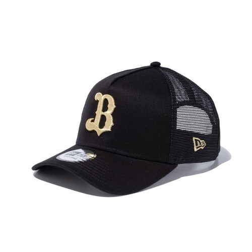 New Era 9FORTY A-Frame Tracker Cap NPB Orix Buffaloes Black × Gold 14524977 - Picture 10 of 13