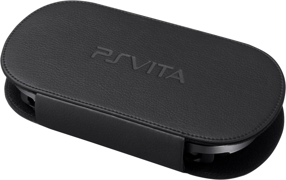 Funda protectora oficial Sony PS Vita negra KickStand PCH-1101 PCH-1000 Foto 2 de 2