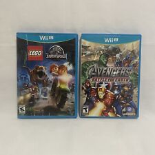Nintendo Wii U Marvel Avengers: Battle for Earth (2012) & LEGO Jurassic World
