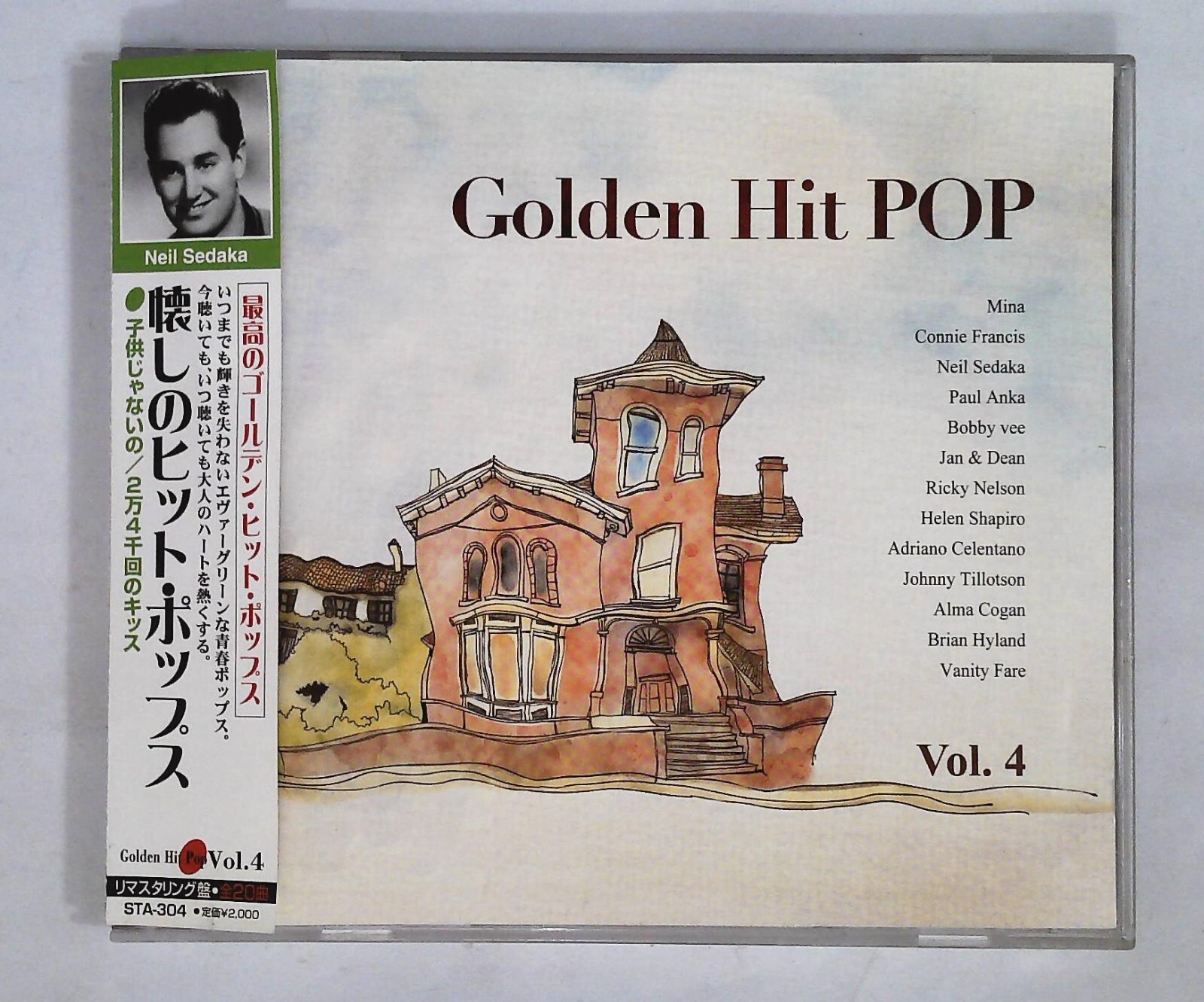 GOLDEN HIT POP VOL.4 STA-304 JAPAN CD OBI