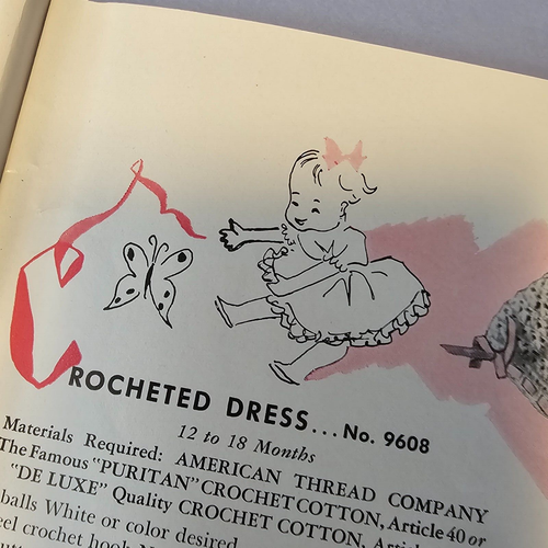 Star Baby Book No 96 Crochet Knitted American Thread Company 1953 Patterns Retro - Picture 6 of 9