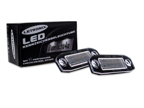 18 SMD LED Kennzeichenbeleuchtung Letronix Volvo C30 Bj. 06-10 E4-image